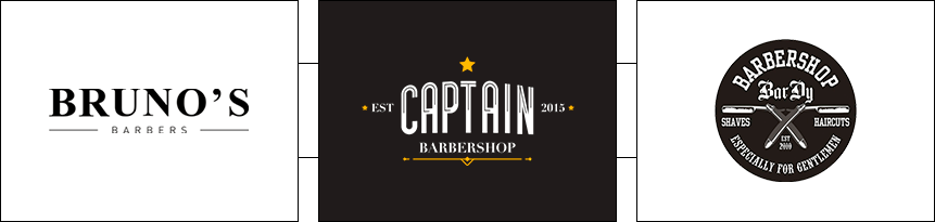 Logotipo para una barbería