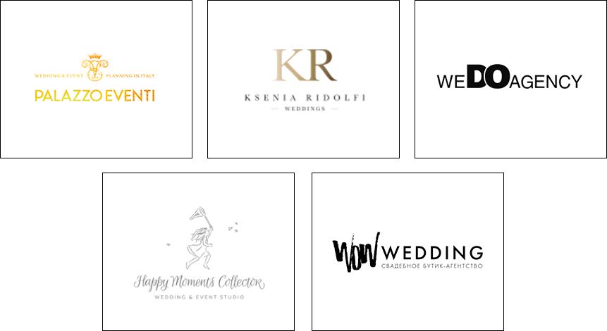 Logotipo de la agencia de bodas