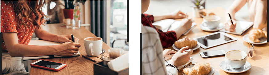 Eröffnung des Cafés