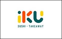 Logotipo de entrega de sushi