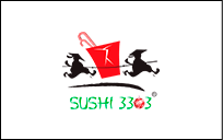 Logotipo de entrega de sushi