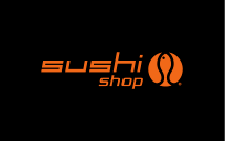 Logotipo de entrega de sushi