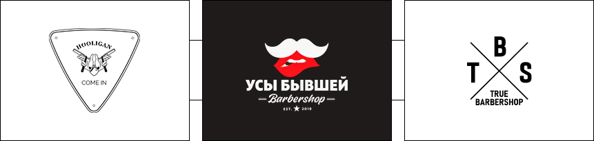 Logotipo para una barbería