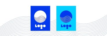 Blue color logos: reliability and peace of mind