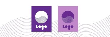 Purple color logos: nobility, spirituality and inspiration